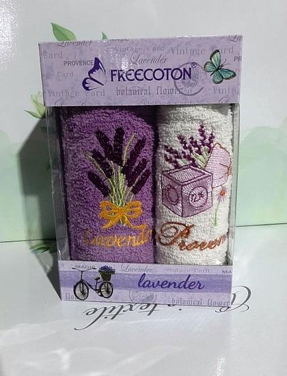 Набор кухонных полотенец By-sonya Freecoton Lavander 30х50 см махра хлопок 9985159 2 шт. Разноцветный (DR014286)