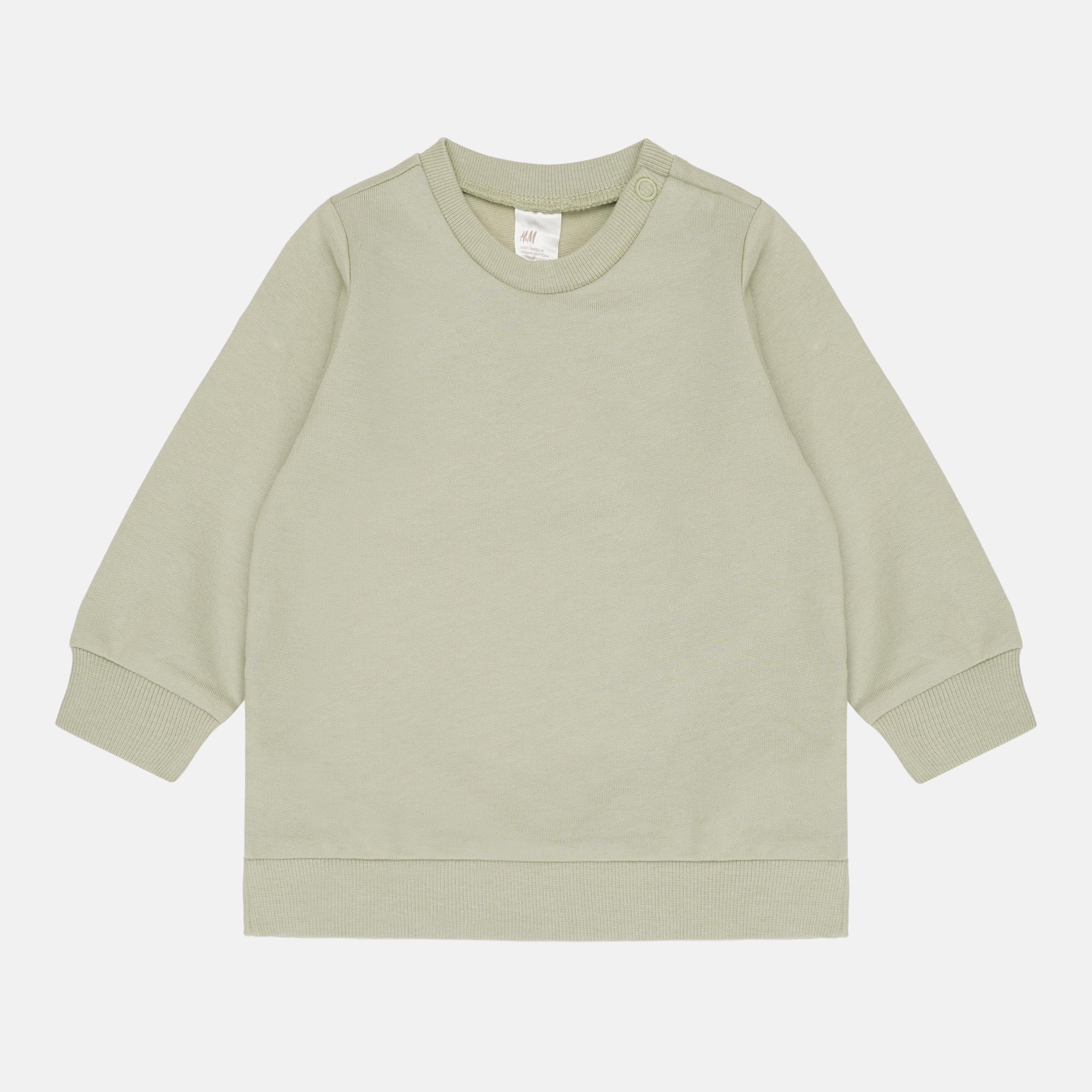 Світшот H&M 68 см Світло-зелений (X910764758)