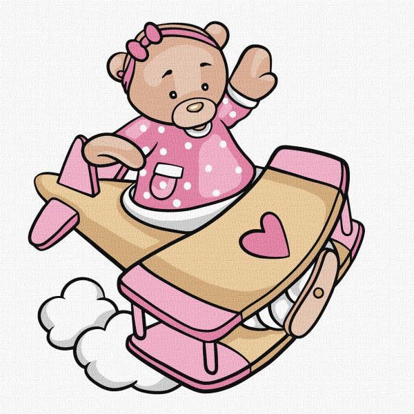 Картина за номерами Ideyka Розправляючи крила 25х25 см (Id-KHO6139)