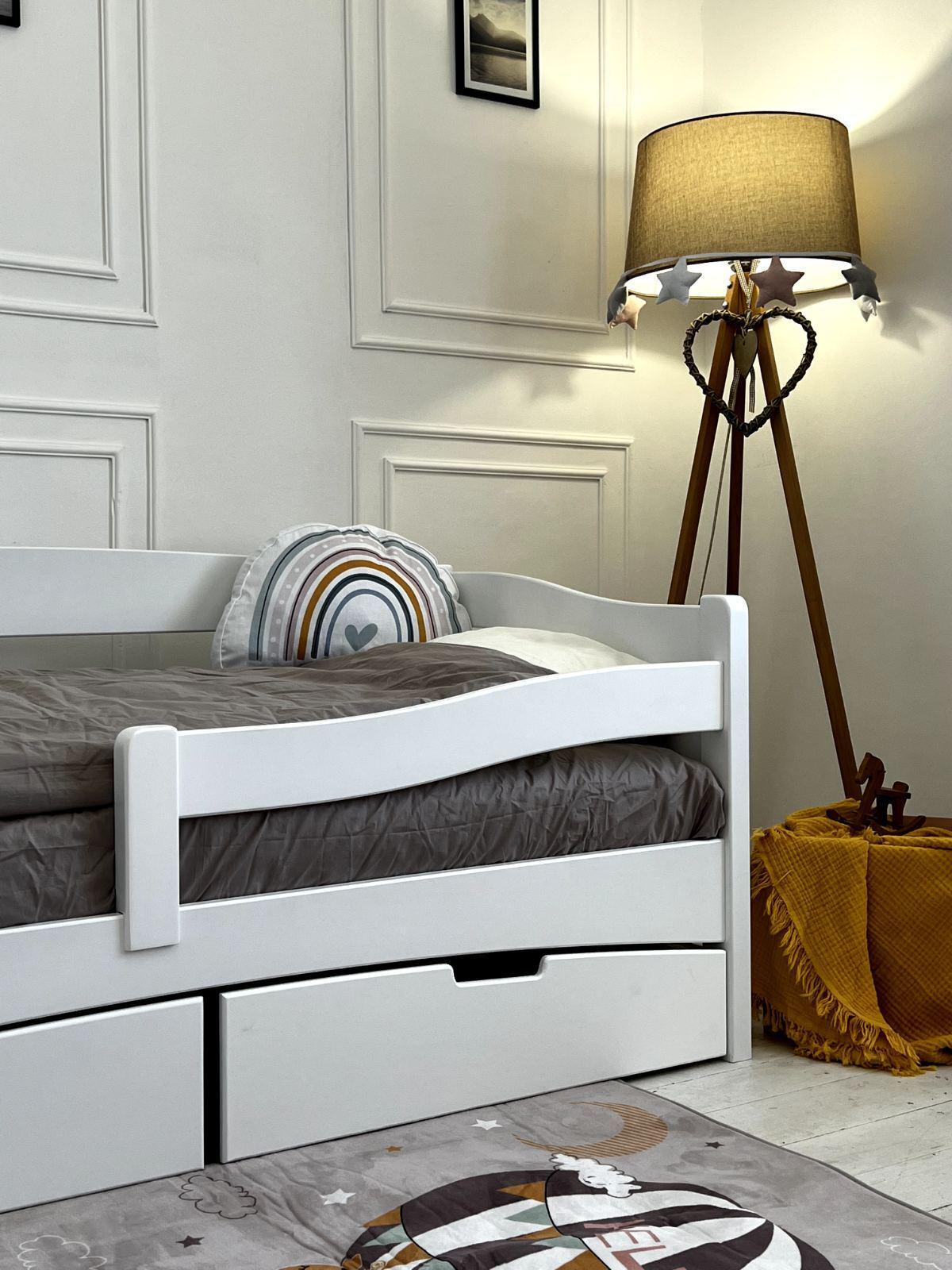 Ліжко підліткове Goydalka Afina з шухлядою 190x80 см Білий - фото 6 Ліжко підліткове Goydalka Afina з шухлядою 190x80 см Білий - фото 6