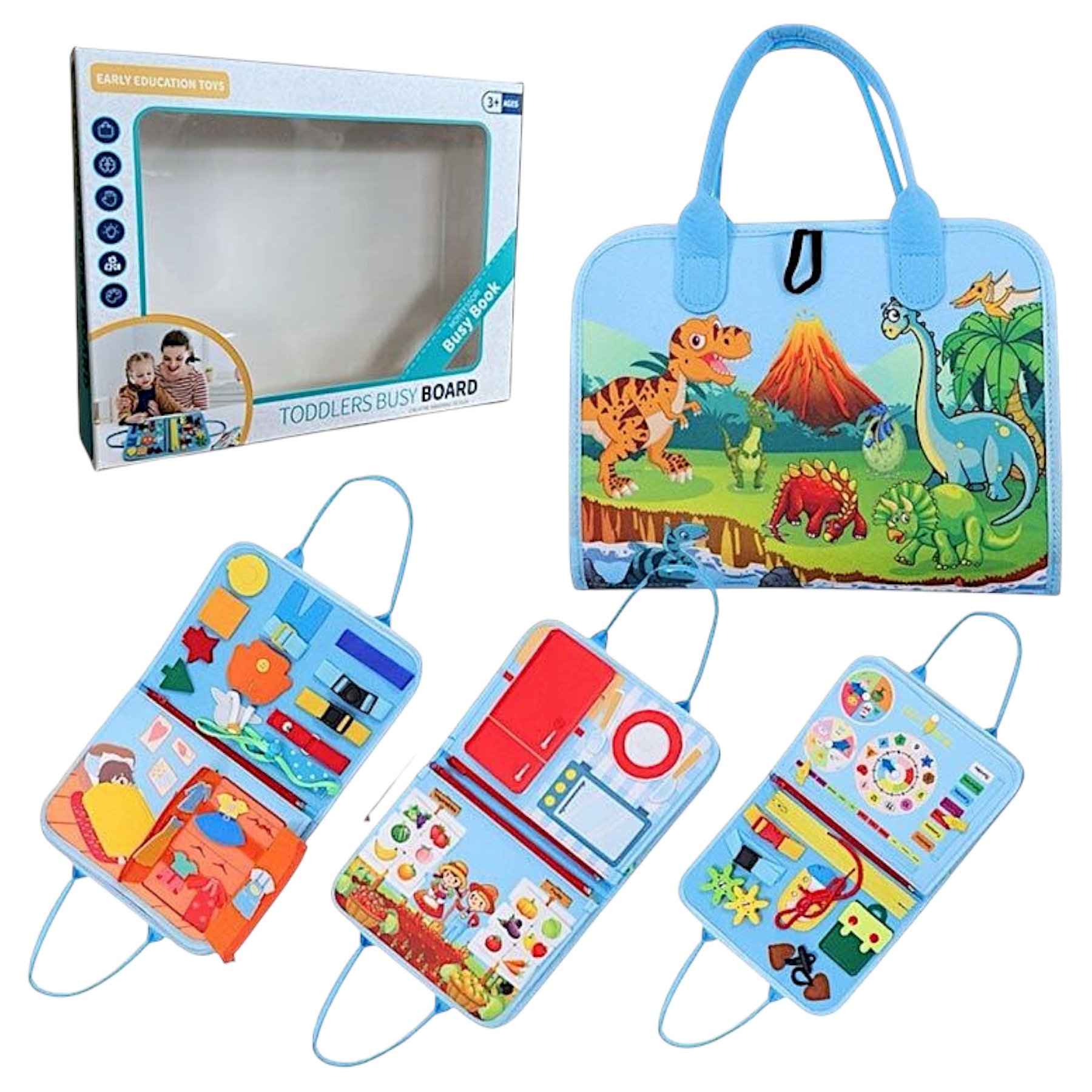 Бізіборд Логічна папка з фетру 432-19 A (113502) - фото 2 Бізіборд Логічна папка з фетру 432-19 A (113502) - фото 2