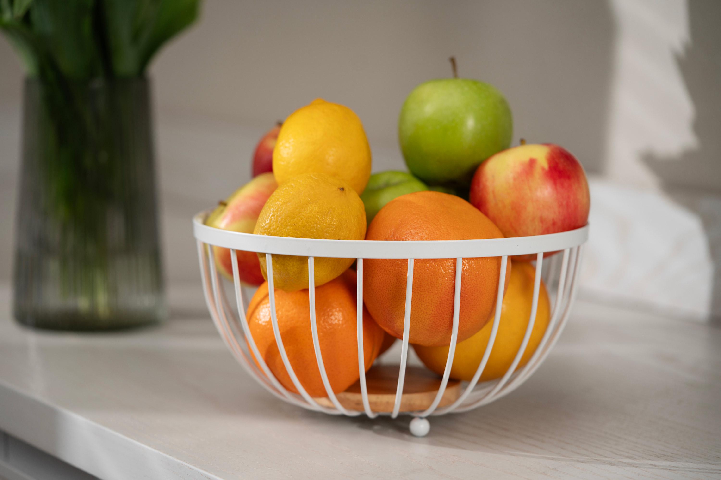 Фруктівниця Ardesto Midori 25x25x13 см Білий (AR0904W) - фото 5