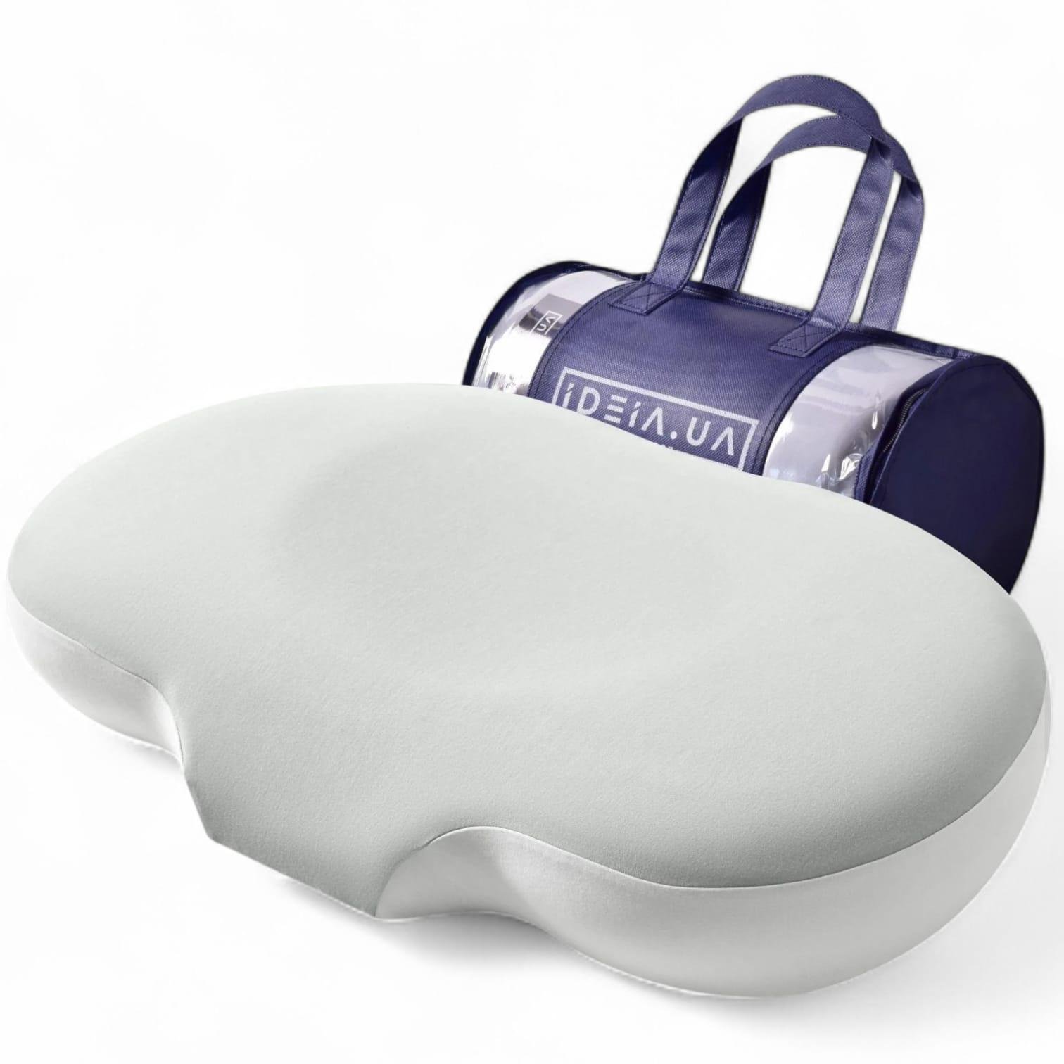 Подушка ортопедична IDEIA CloudTherapy з ефектом памʼяті 65x40x10 см Сірий (8-35858х002)