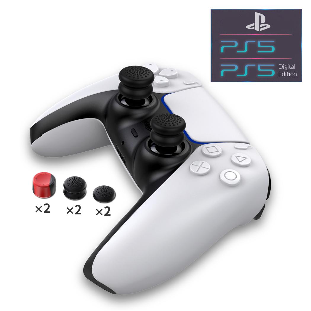 Силіконові накладки на стики Ipega 6 шт. для геймпада DualSense консолі Sony PS5/PS5 Digital Edition (9573387) - фото 4