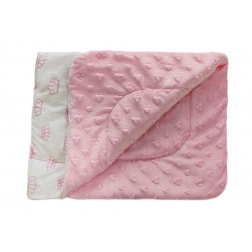 Плед дитячий DOTINEM Minky плюшевий 75х85 см Рожевий (213145-1) - фото 2 Плед дитячий DOTINEM Minky плюшевий 75х85 см Рожевий (213145-1) - фото 2