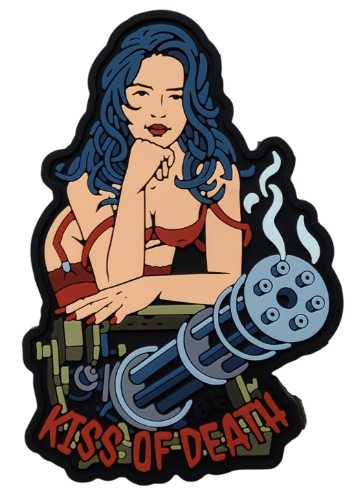 Патч ПВХ KISS OF DEATH (PATCH-0325) Патч ПВХ KISS OF DEATH (PATCH-0325)