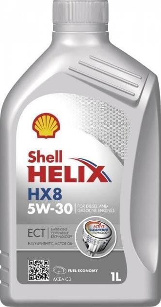 Моторное масло Shell Helix HX8 ECT 5W-30 1 л (38604738)