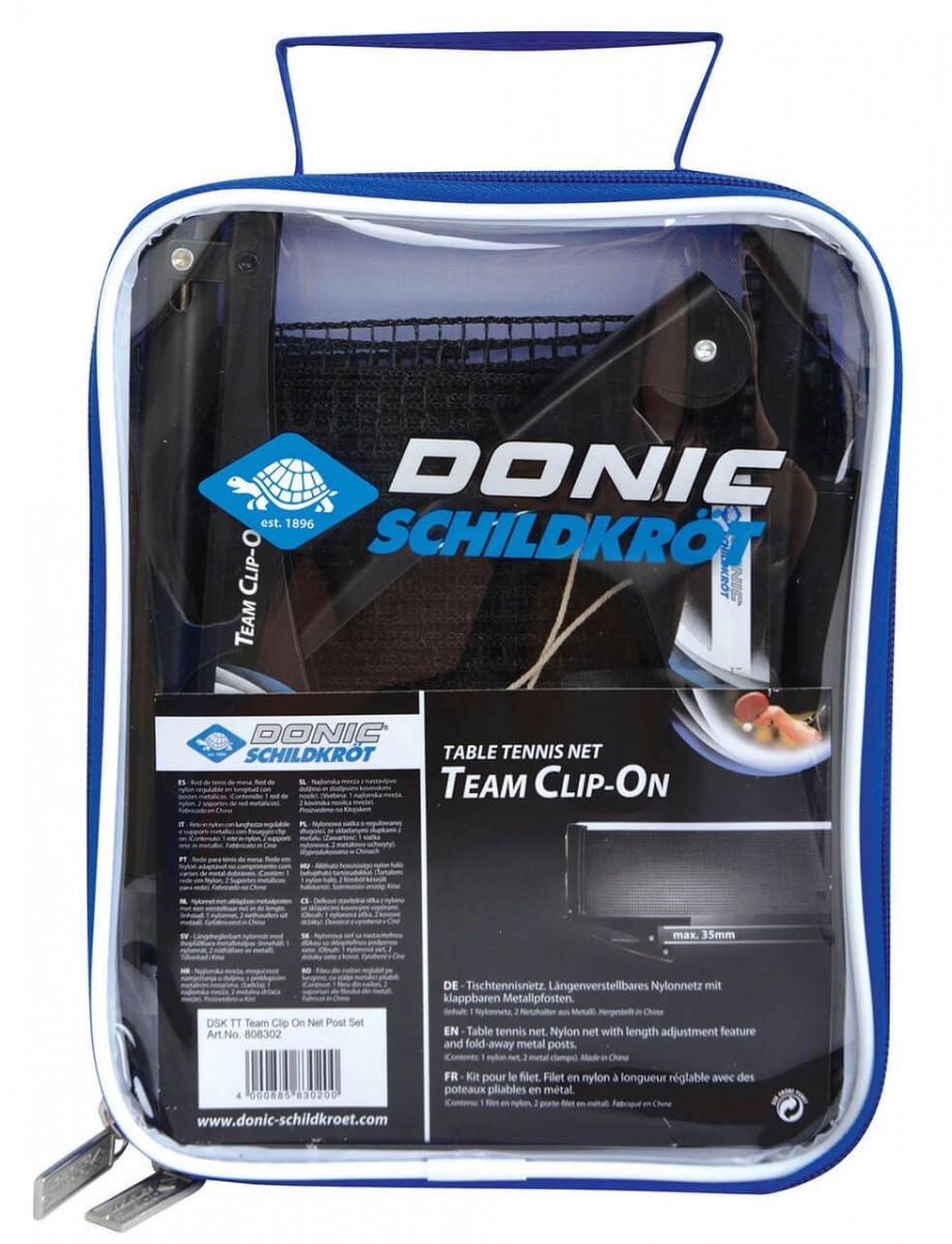 Сетка для настольного тенниса Donic TEAM Clip с клипсовым креплением (808302)