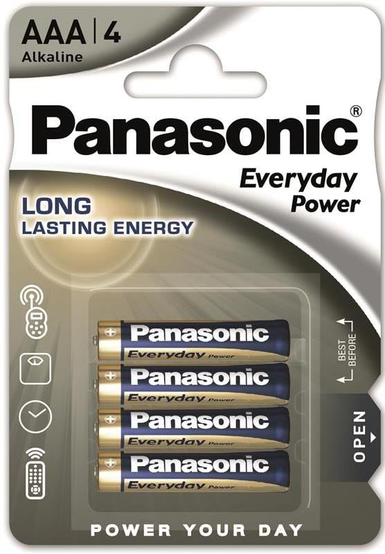 Батарейка Panasonic Everyday Power ААА Alkaline LR03REE/4BP 1,5В 4 шт. (11401534)