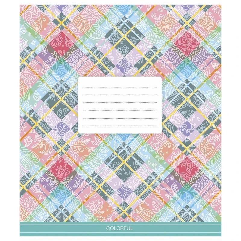 Зошит учнівський Школярик Сolor mania 024-3386L-5 в лінію 24 арк. (RLT43392)