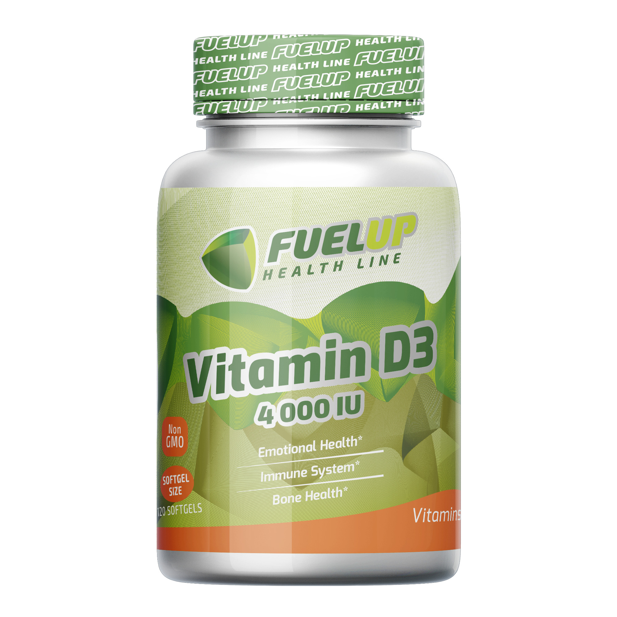 Витамин D3 Fuelup Vitamin D3 4000 IU 120 капсулы (00000034633) Витамин D3 Fuelup Vitamin D3 4000 IU 120 капсулы (00000034633)