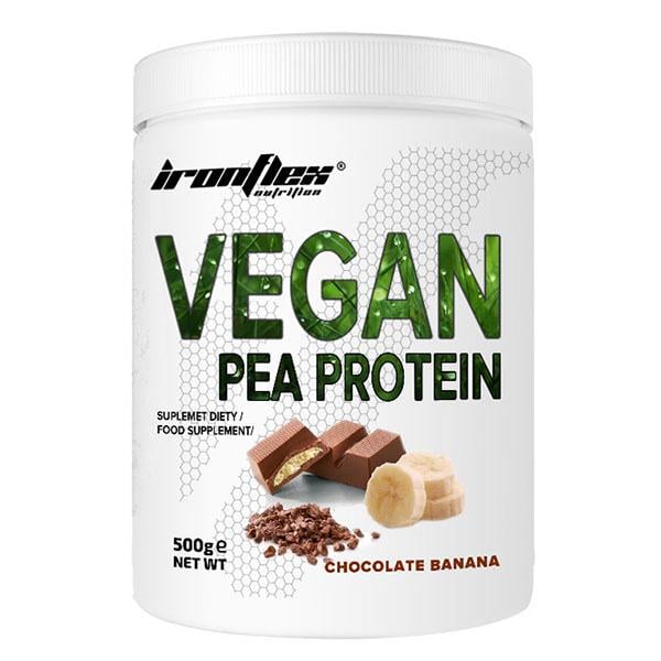 Протеин IronFlex Vegan Pea Protein 500 г 16 порций Chocolate Banana (000024800)