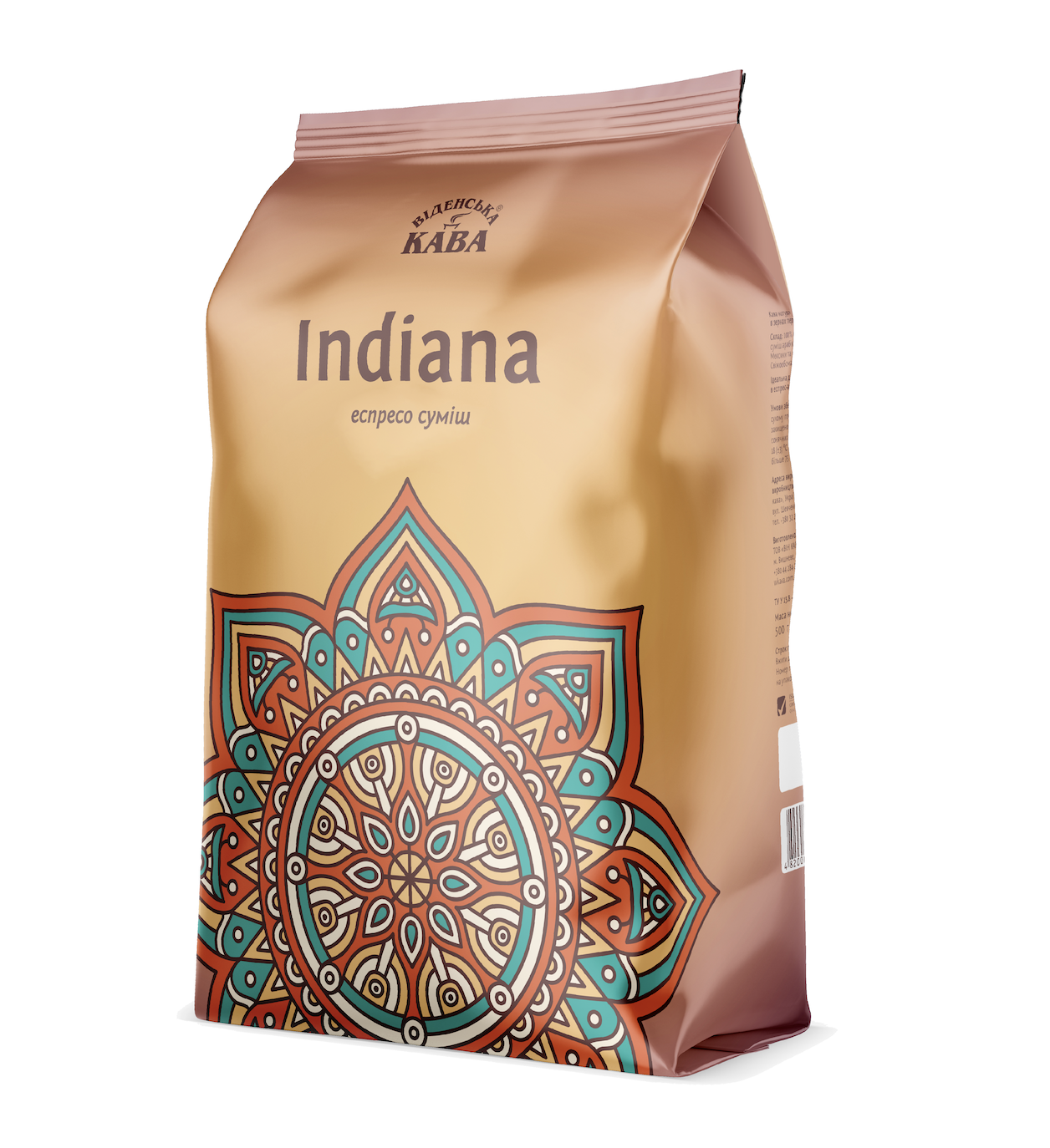 Кава в зернах Віденська Кава Еспресо Суміш Espresso Indian 500 г