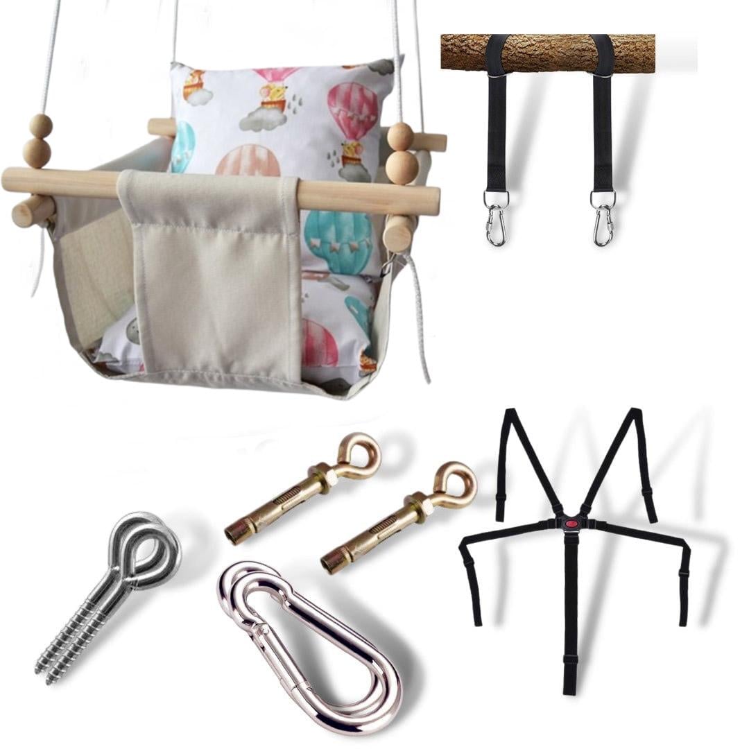 Дитяча гойдалка Infancy Політ на кулях Молочний (9885521)