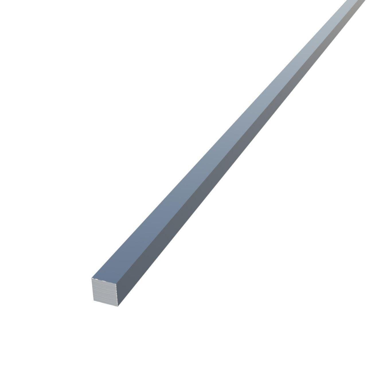 Квадрат полнотелый алюминиевый 25х25 мм АД31 Т5 без покрытия матовый экструдированный 1 м (2412890298/К1077)