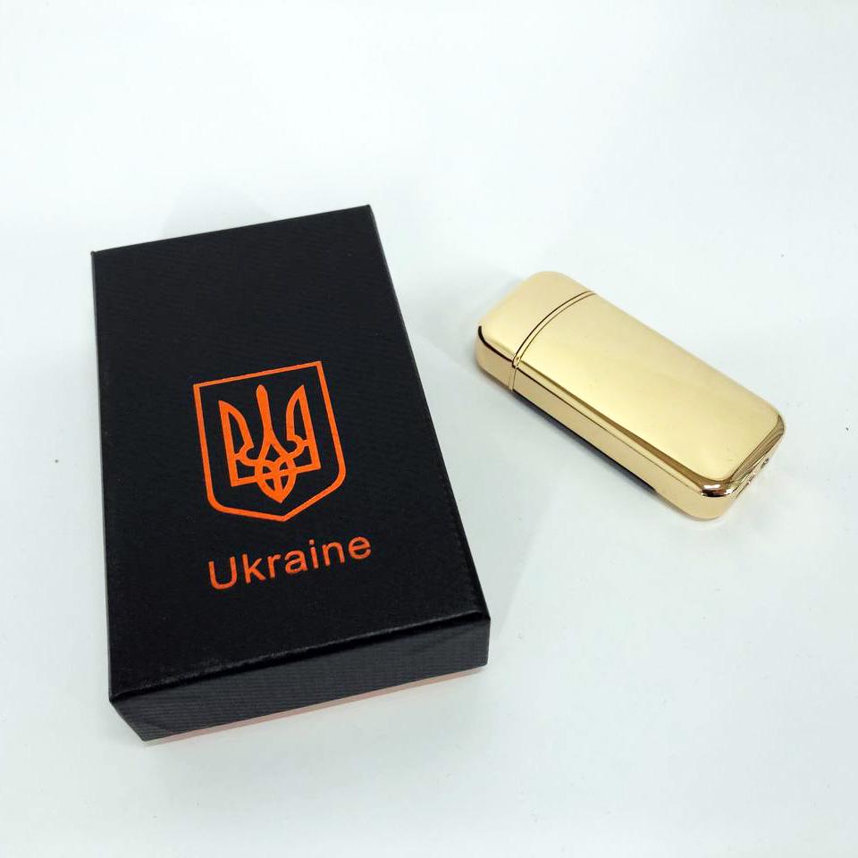 Зажигалка дуговая электроимпульсная зажигалка с USB-зарядкой Украина Lighter Золотой (HL-439) - фото 7 Зажигалка дуговая электроимпульсная зажигалка с USB-зарядкой Украина Lighter Золотой (HL-439) - фото 7