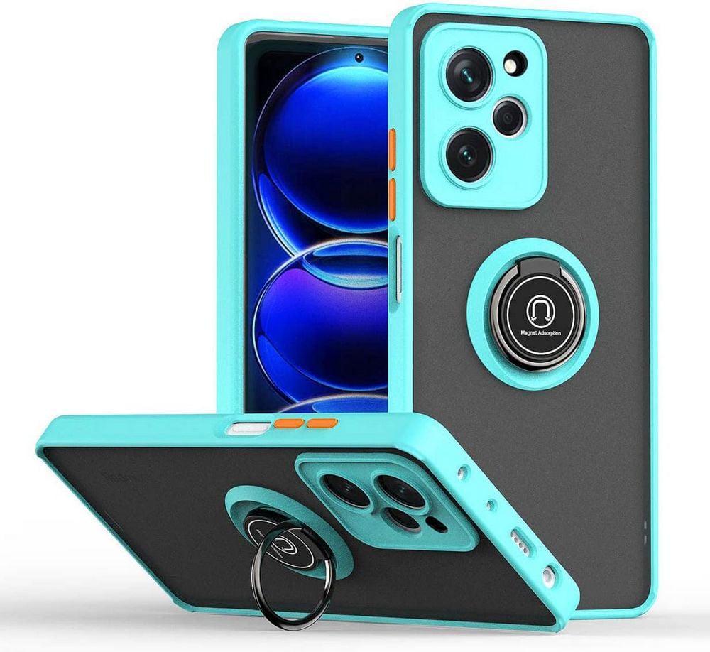 Защитный чехол MatteLuxe Xiaomi Poco X5 Pro 5G (с кольцом) Light Blue (38256-0B)