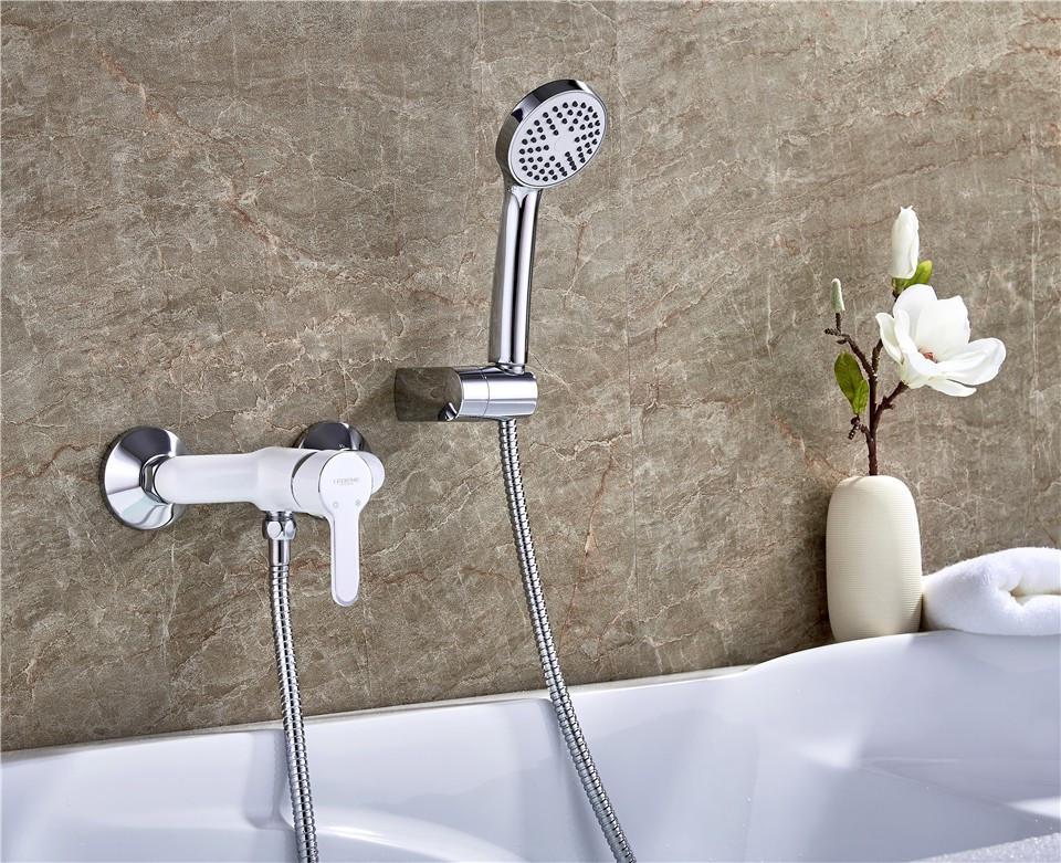 Смеситель для душа Lamber 232W Белый