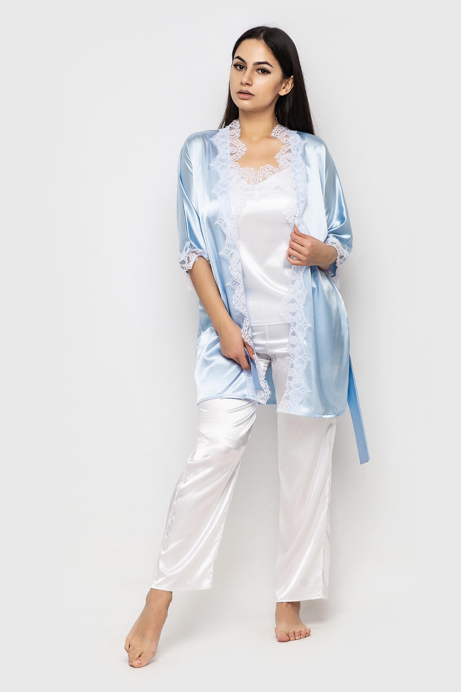 Комплект Ghazel Сицилия 17111-24 р. 46 Голубой/Белый (5626346)