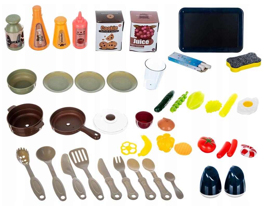 Детская кухня Iso Trade 11546 холодный пар/звуки приготовления пищи/43 аксессуара (2693385073) - фото 8
