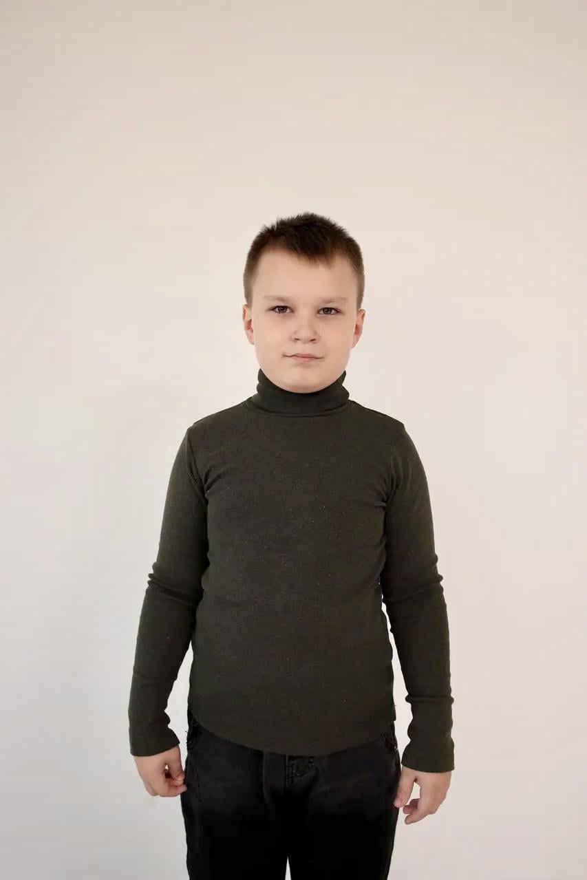 Гольф дитячий універсальний рібана з начосом 152 см Олива (29889201)