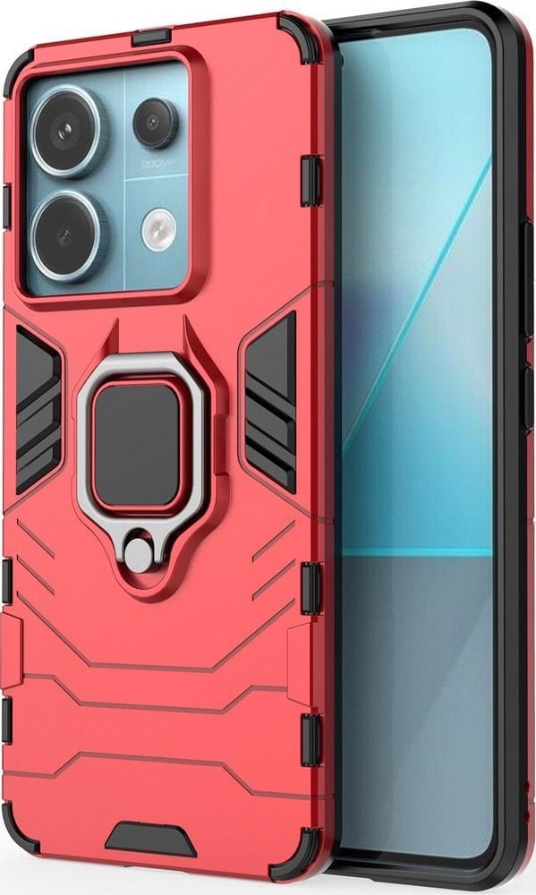 Противоударный чехол Xiaomi Redmi Note 13 Pro 5G (подставка кольцо) Red (36141-2D)