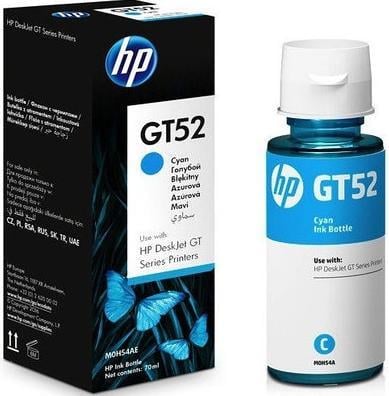 Краска для принтера HP GT52 5810/5820 70 г Cyan (M0H54AE) Краска для принтера HP GT52 5810/5820 70 г Cyan (M0H54AE)