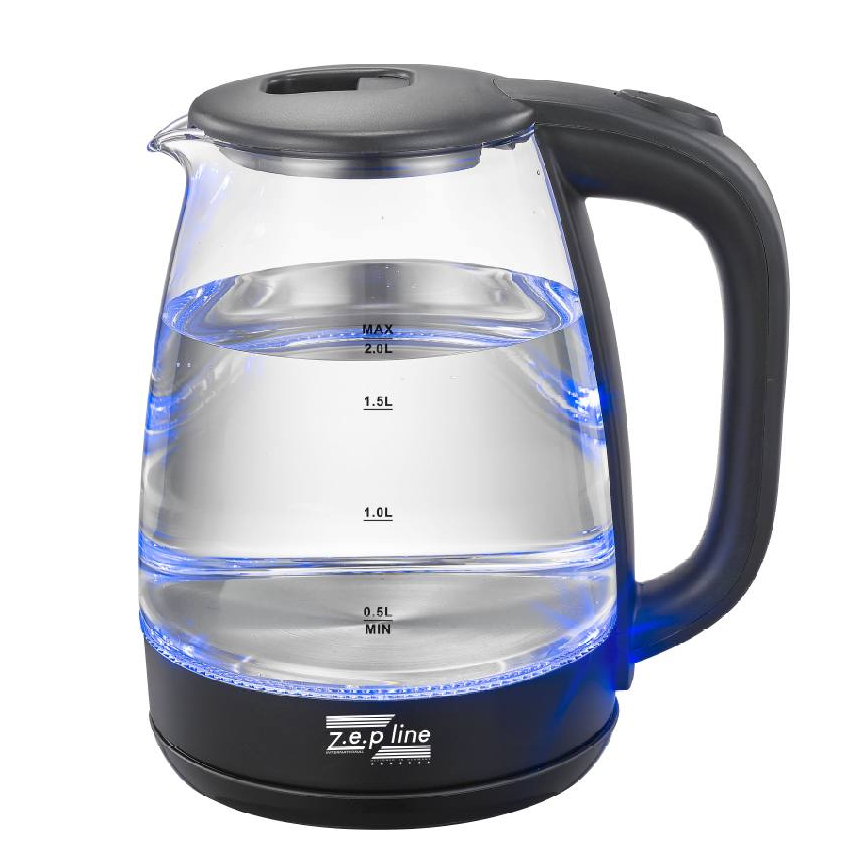 Электрочайник стеклянный Zepline ZP-991 2 л 2200 Вт (23707034)