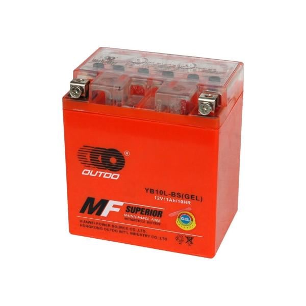 Мото акумулятор Outdo 11 Ah YB10L - BS(GEL)/(8х) HCOG11 - 1
