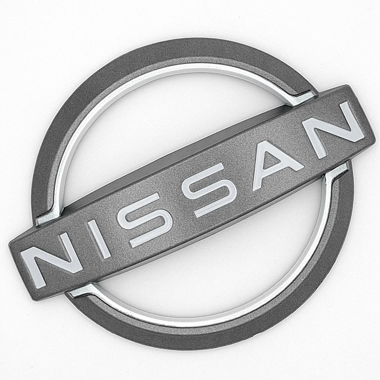 Эмблема Nissan ABS Серый матовый 95х78 мм (2860687178)