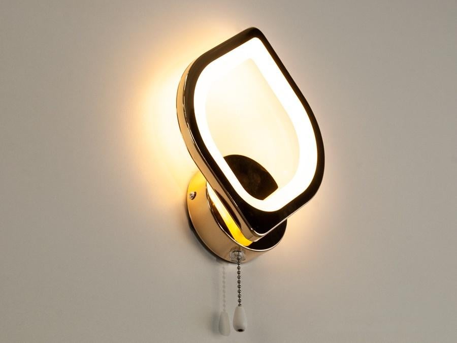 Бра світлодіодний для читання 17 Вт Золотий (8073/1G)