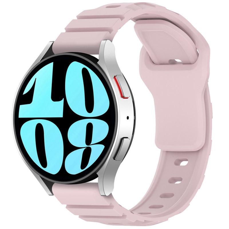 Ремінець силіконовий Defense для Smart Watch 20 мм Light Pink (00000077069_8)
