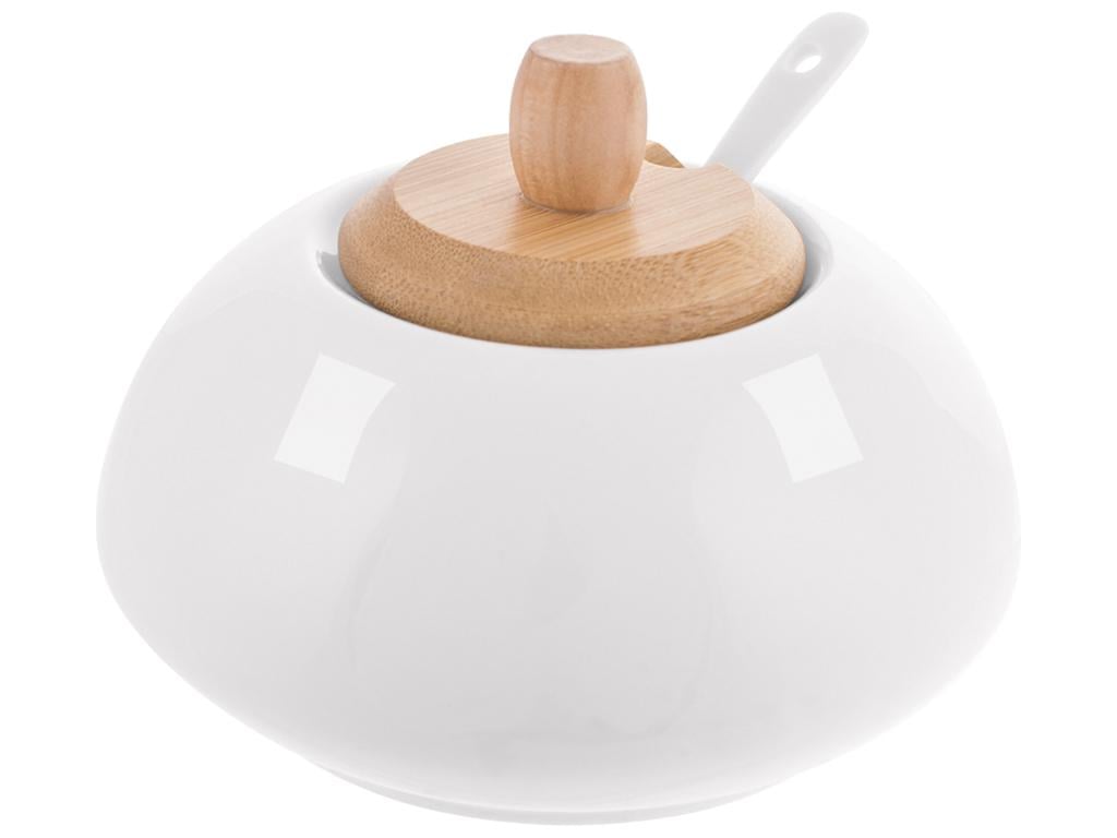 Сахарница Naturel с ложкой и крышкой (BDI-375-375)