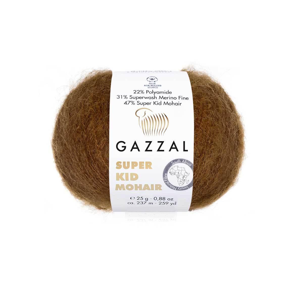 Пряжа Gazzal Super Kid Mohair 64401 Пряжа Gazzal Super Kid Mohair 64401