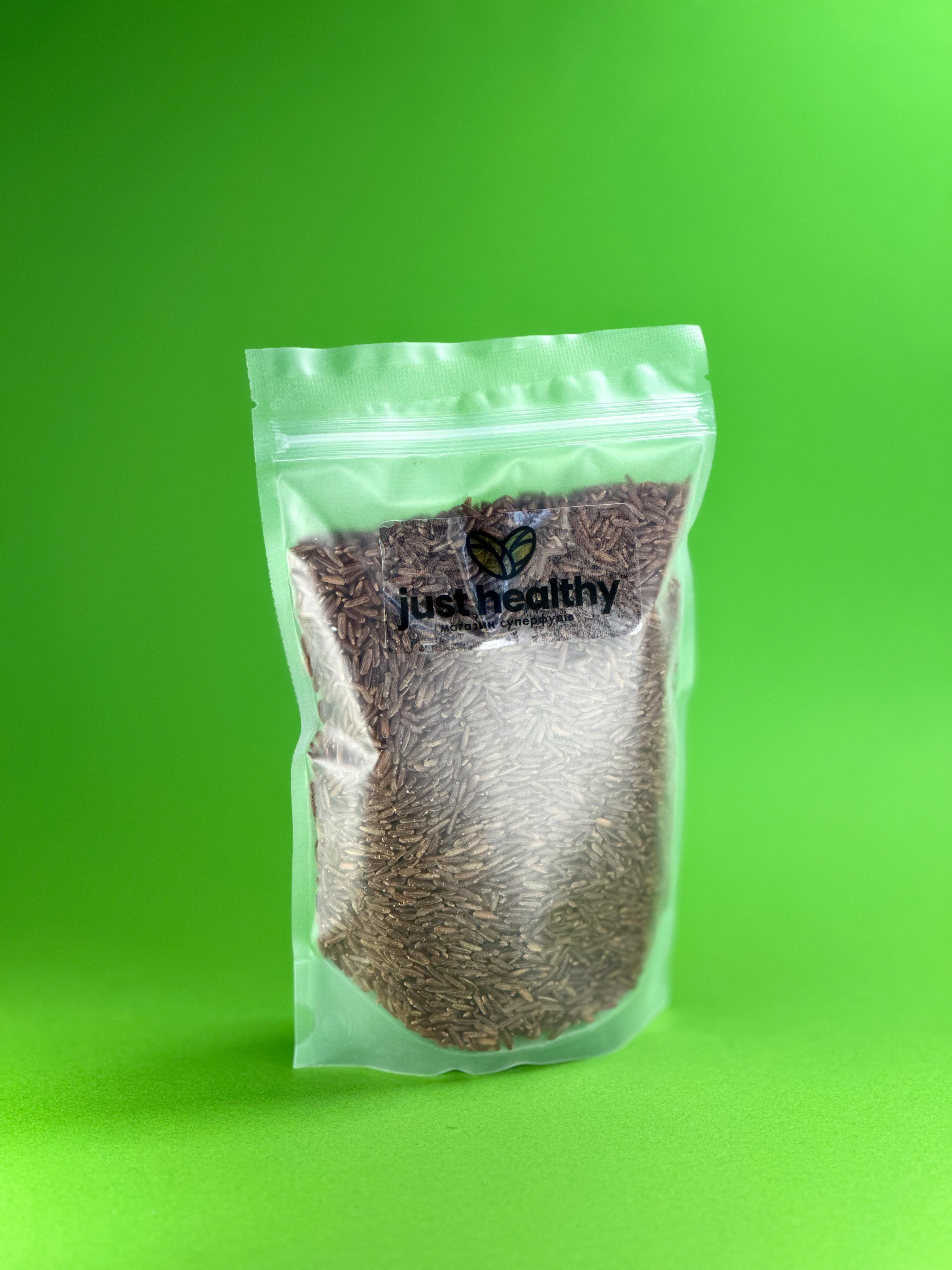 Рис червоний дикий нешліфований 350 гр - фото 4