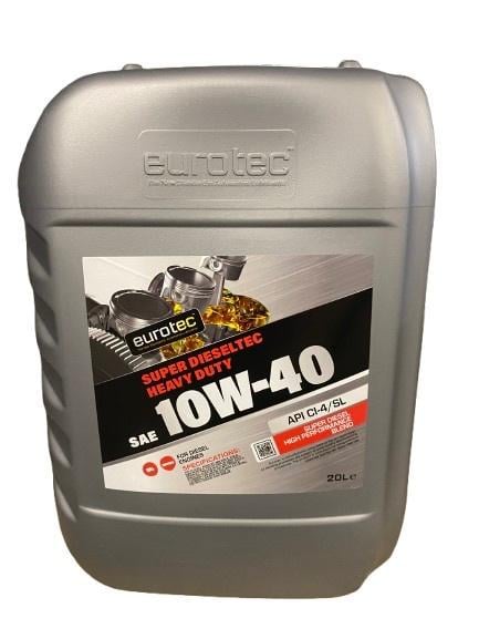 Мастило напівсинтетичне 10W-40 Diesel EUROTEC Super Dieseltec Heavy Duty CI-4/SL 20 л (68528651)