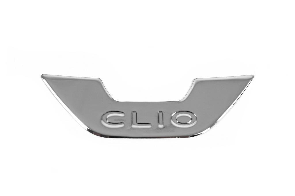 Обводка эмблемы передней Carmos для Renault Clio IV 2012-2019 г. нержавеющая сталь (128370)