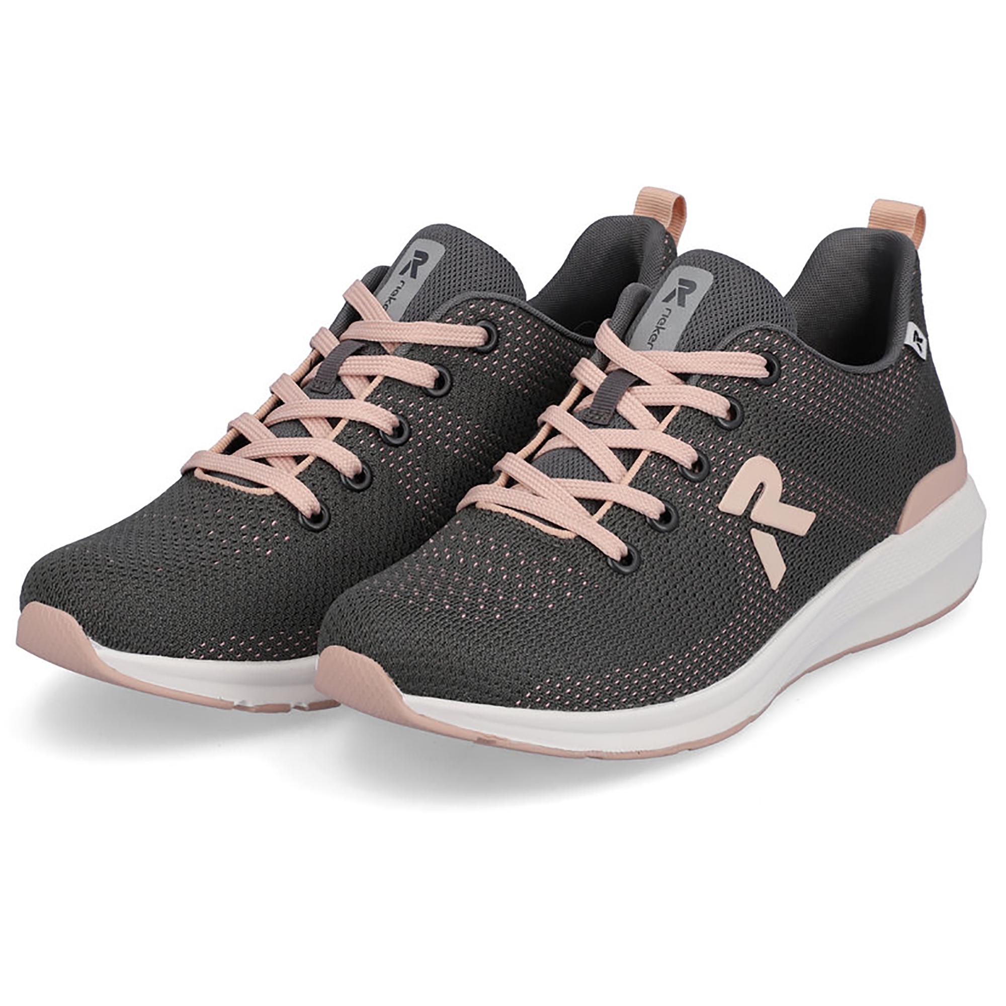 Кроссовки женские весенние Rieker р. 39 Серый/Розовый (089315-39) - фото 4 Кроссовки женские весенние Rieker р. 39 Серый/Розовый (089315-39) - фото 4