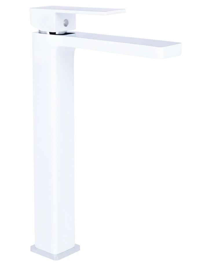 Смеситель для раковины Qtap Gemini QTGEM269CRW45679 Chrome/White (56008)