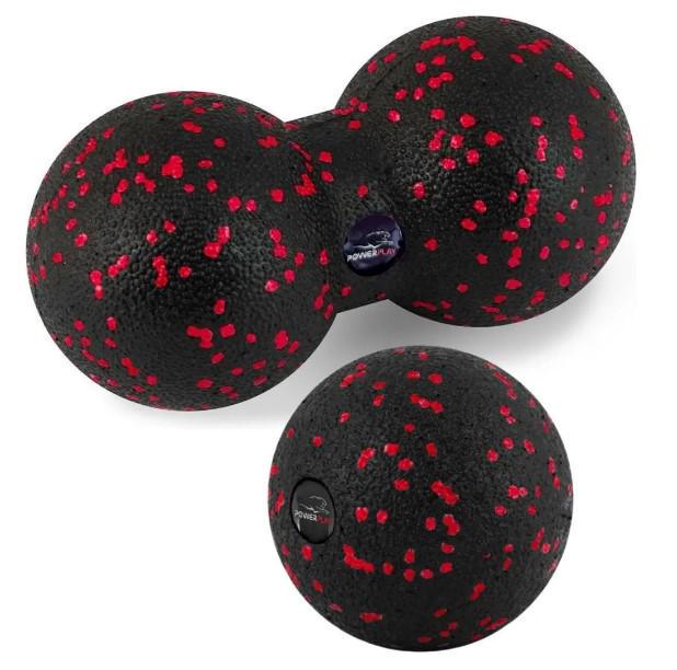 Набор мячей для массажа и йоги PowerPlay PP-4090 EPP 2 шт. Red (PP_4090_Red)