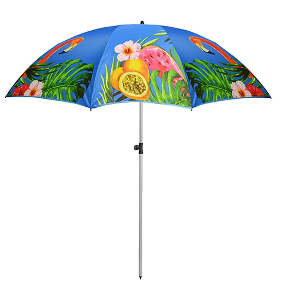 Парасолька пляжна з нахилом Stenson Фламінго 2 м (MH-3371-6)