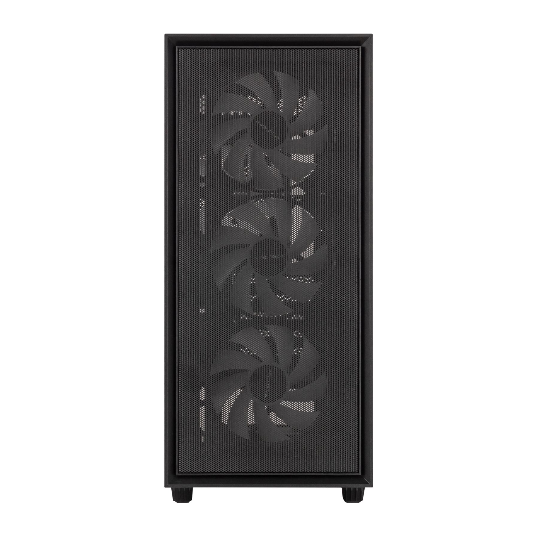 Корпус компьютерный PrologiX E107 без PSU Black - фото 5