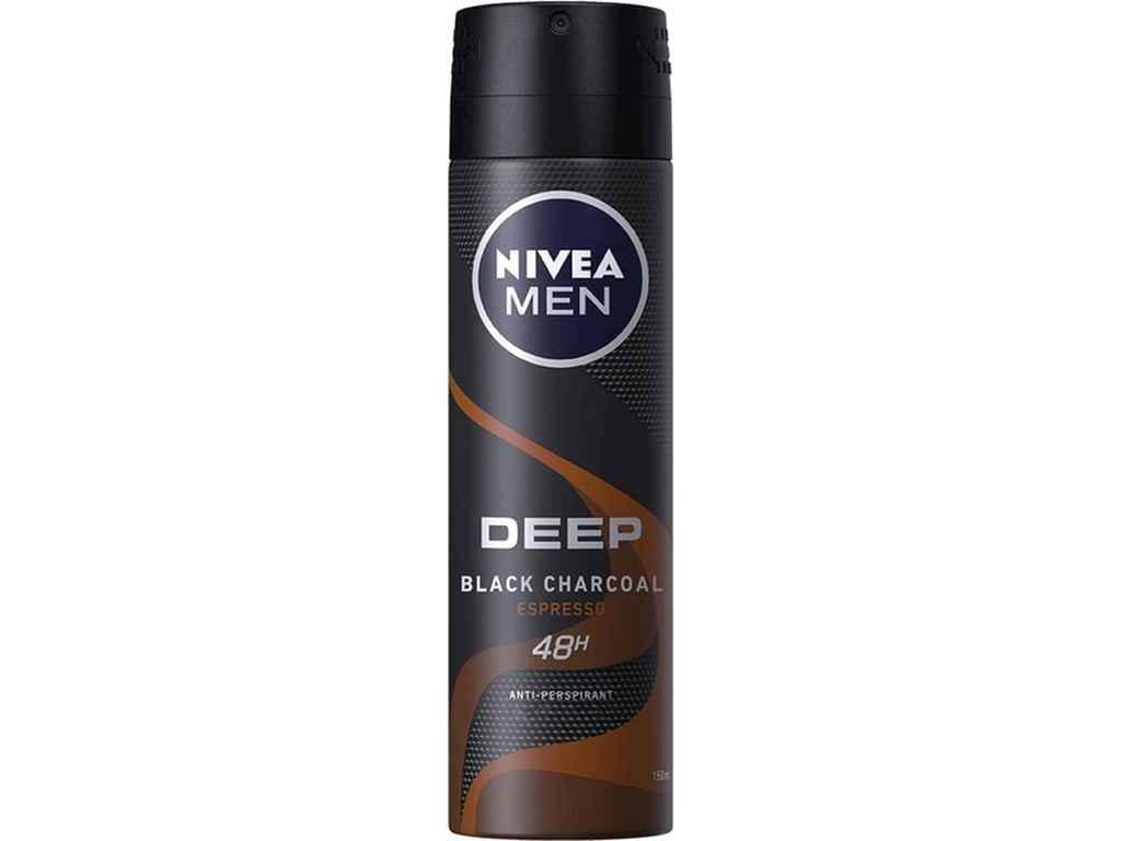 Антиперспірант-спрей Nivea для чоловічий DEEP Black Carbon 150 мл (1048375)