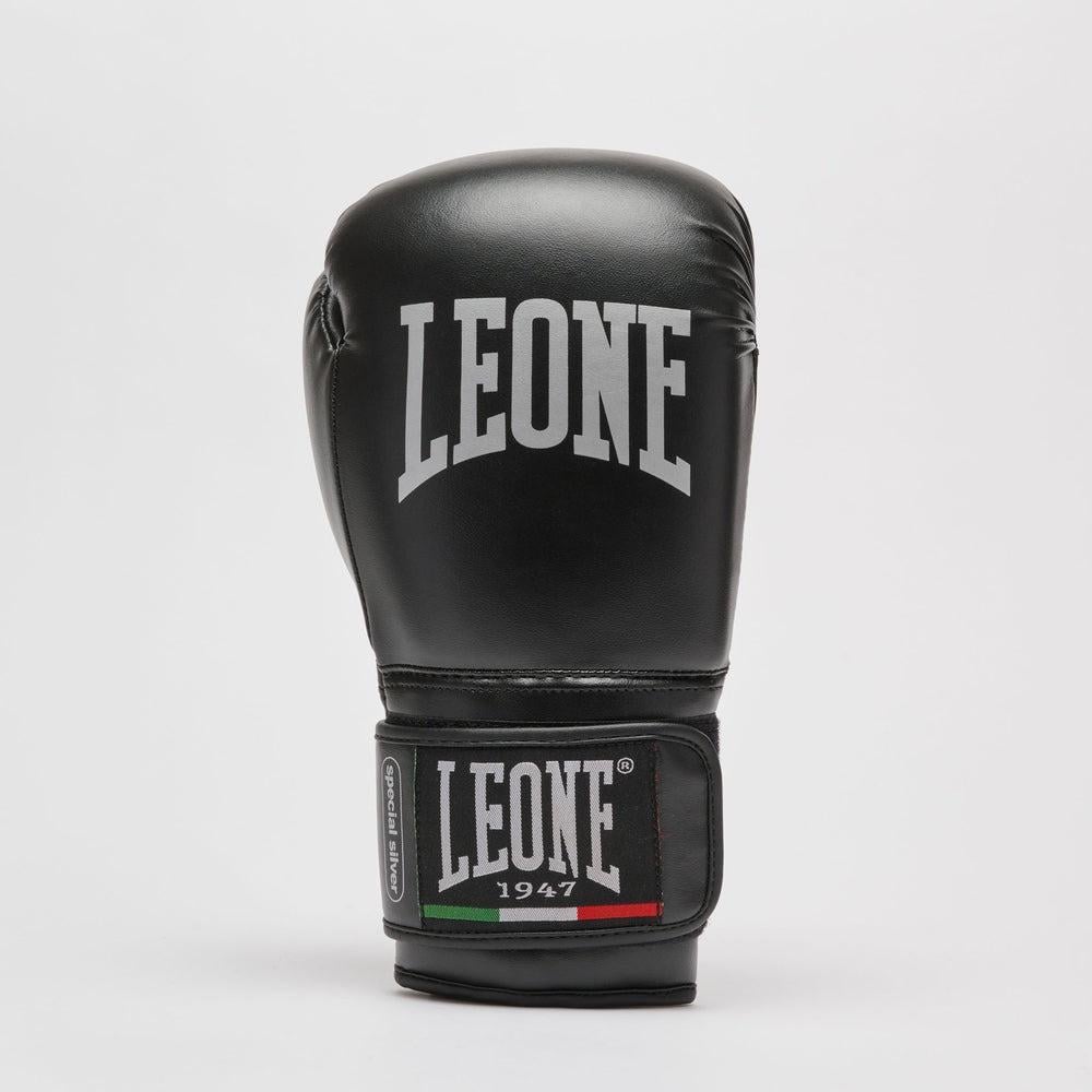 Боксерські рукавички Leone GN383 THUNDER 12 унцій Black (GN383 Black 12oz)