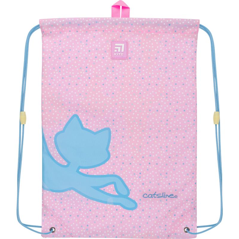 Сумка для обуви KITE Education Catsline 46x33 см Розовый (K22-600M-15)