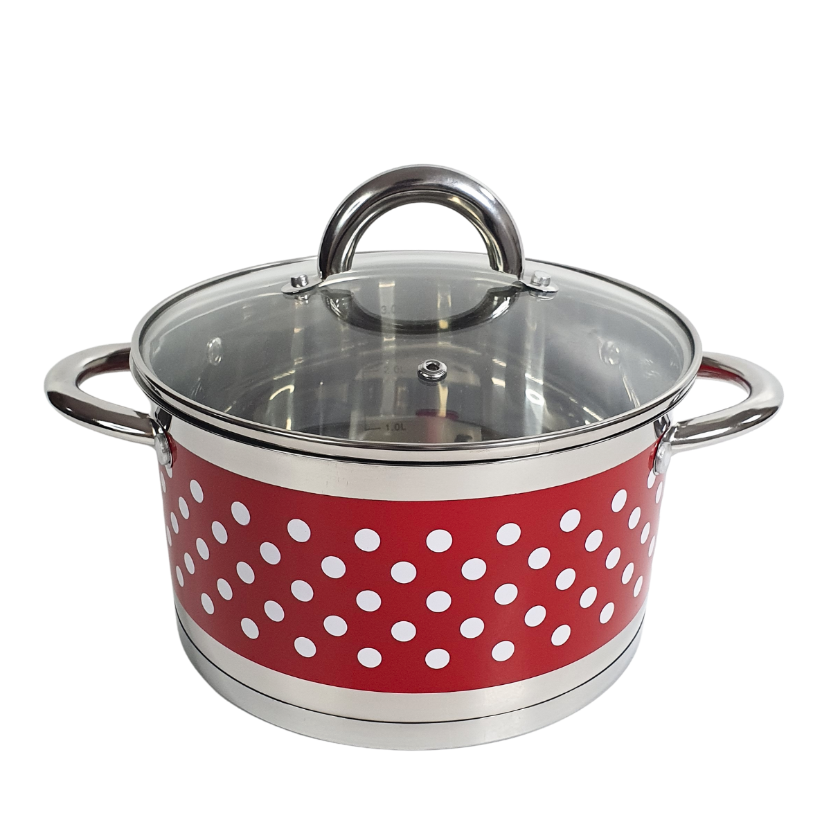 Кастрюля с толстым дном German Family 3,6 л нержавеющая сталь GG-310 (17923756)