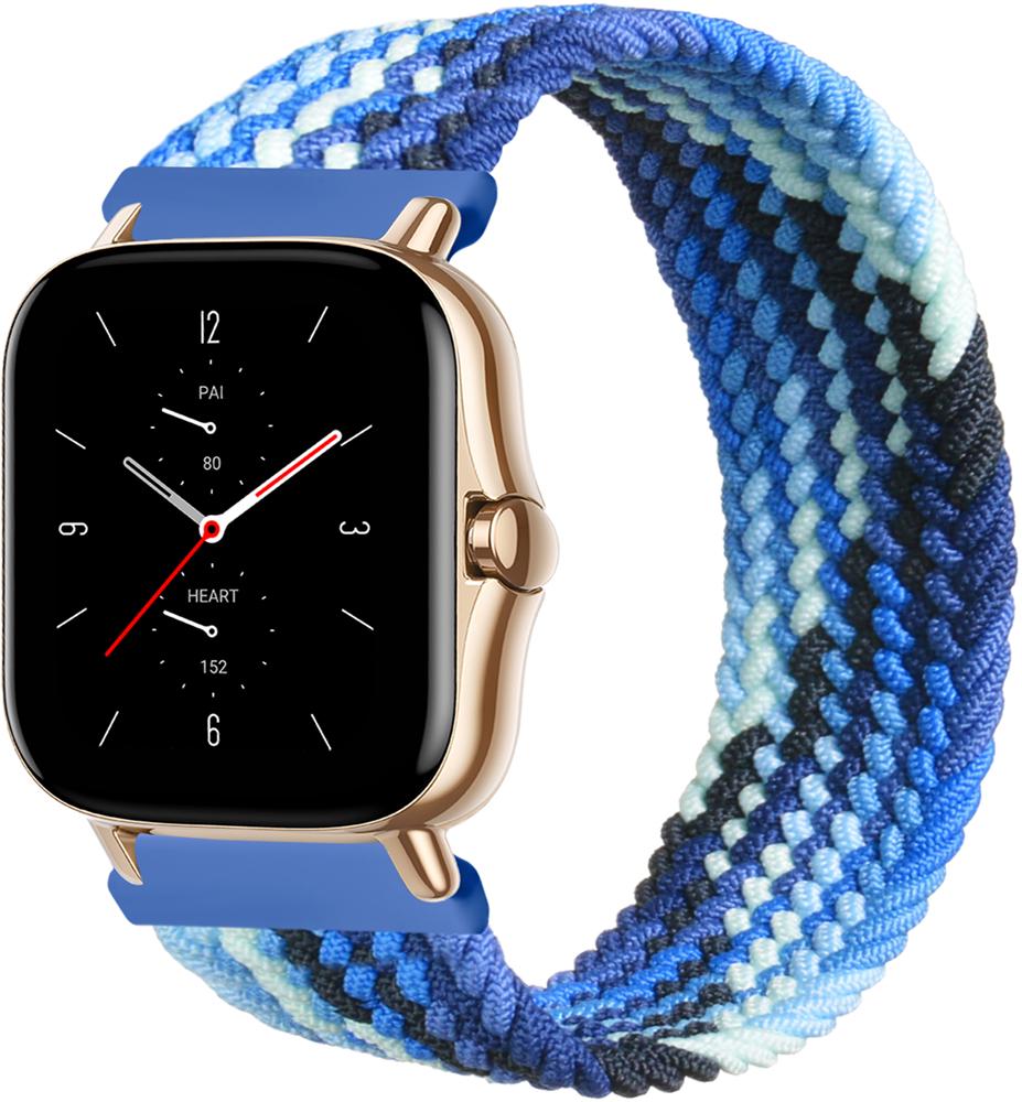Ремінець Solo Loop Multi для Amazfit GTS 2e (145 мм) Blue White (26296-62)