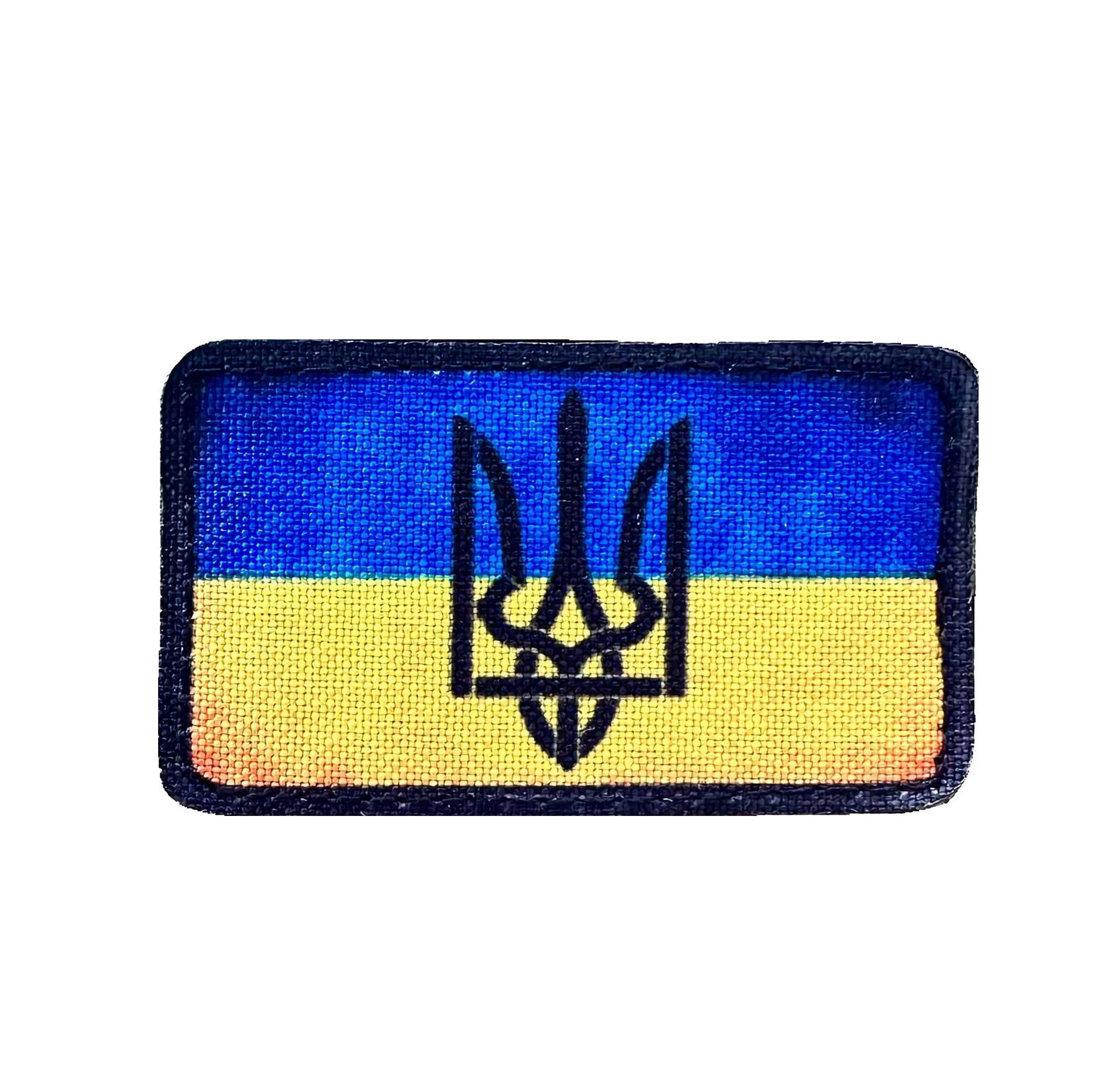 Шеврон-патч Трезубец на флаге Украины прямоугольный на липучке Сине-желтый (PRAPORGERBUA) Шеврон-патч Трезубец на флаге Украины прямоугольный на липучке Сине-желтый (PRAPORGERBUA)