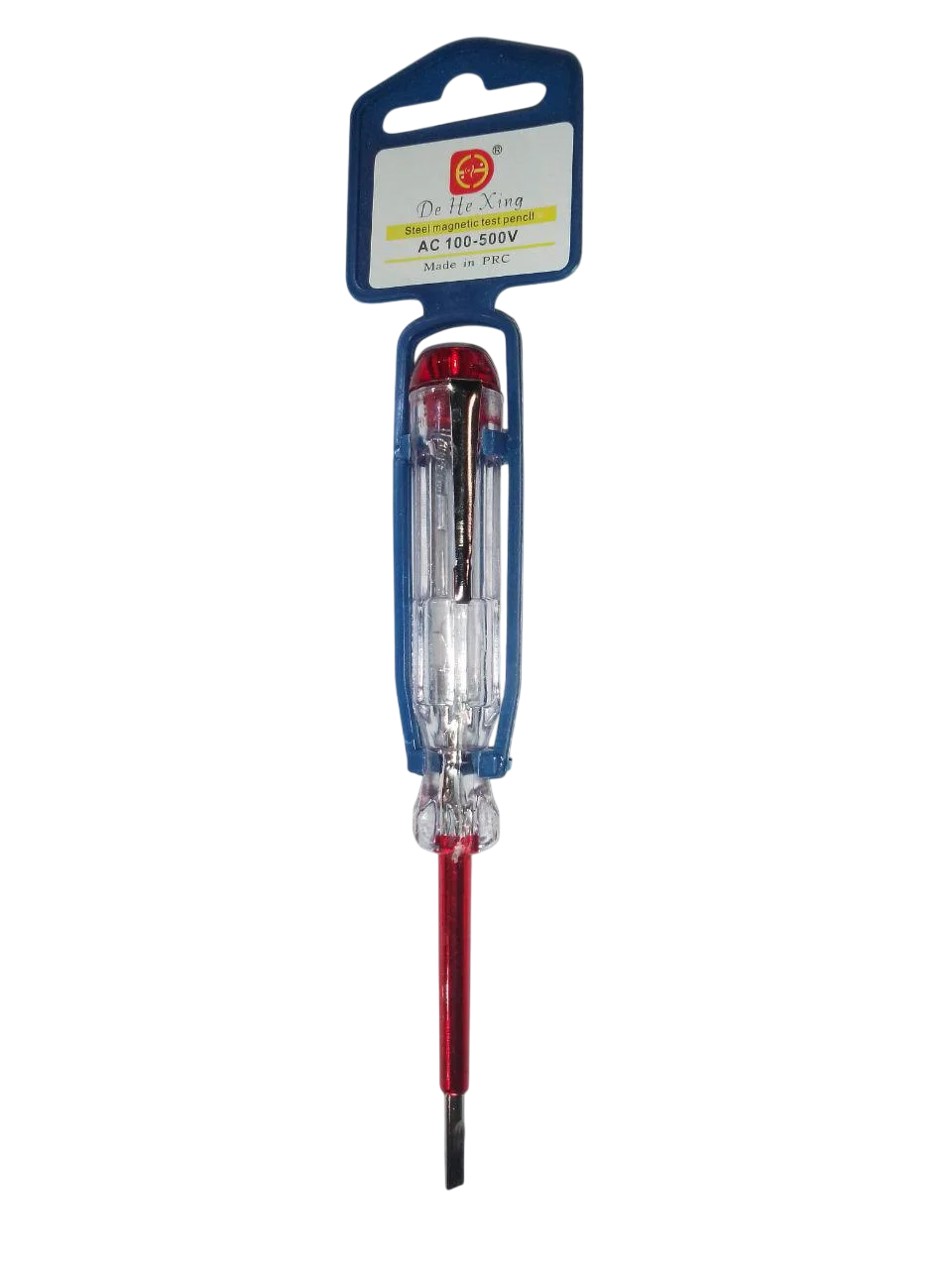 Викрутка-індикатор плоска/підвіс De He Xing Червоний (000016863) Викрутка-індикатор плоска/підвіс De He Xing Червоний (000016863)