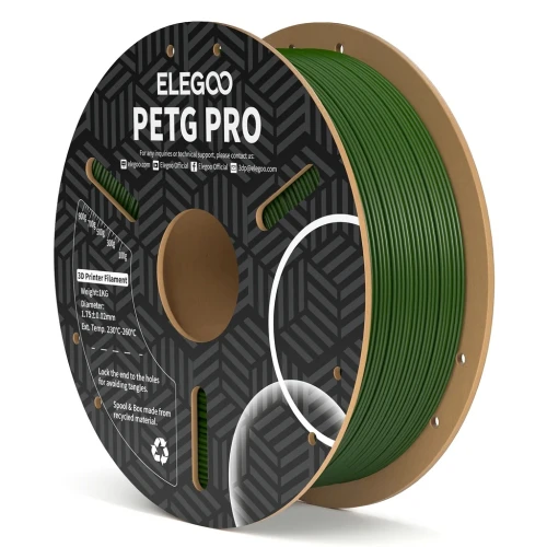 Пластик для 3D-друку Elegoo PETG Pro 1,75 мм 1 кг Olive Green (MCT-50.203.0449)